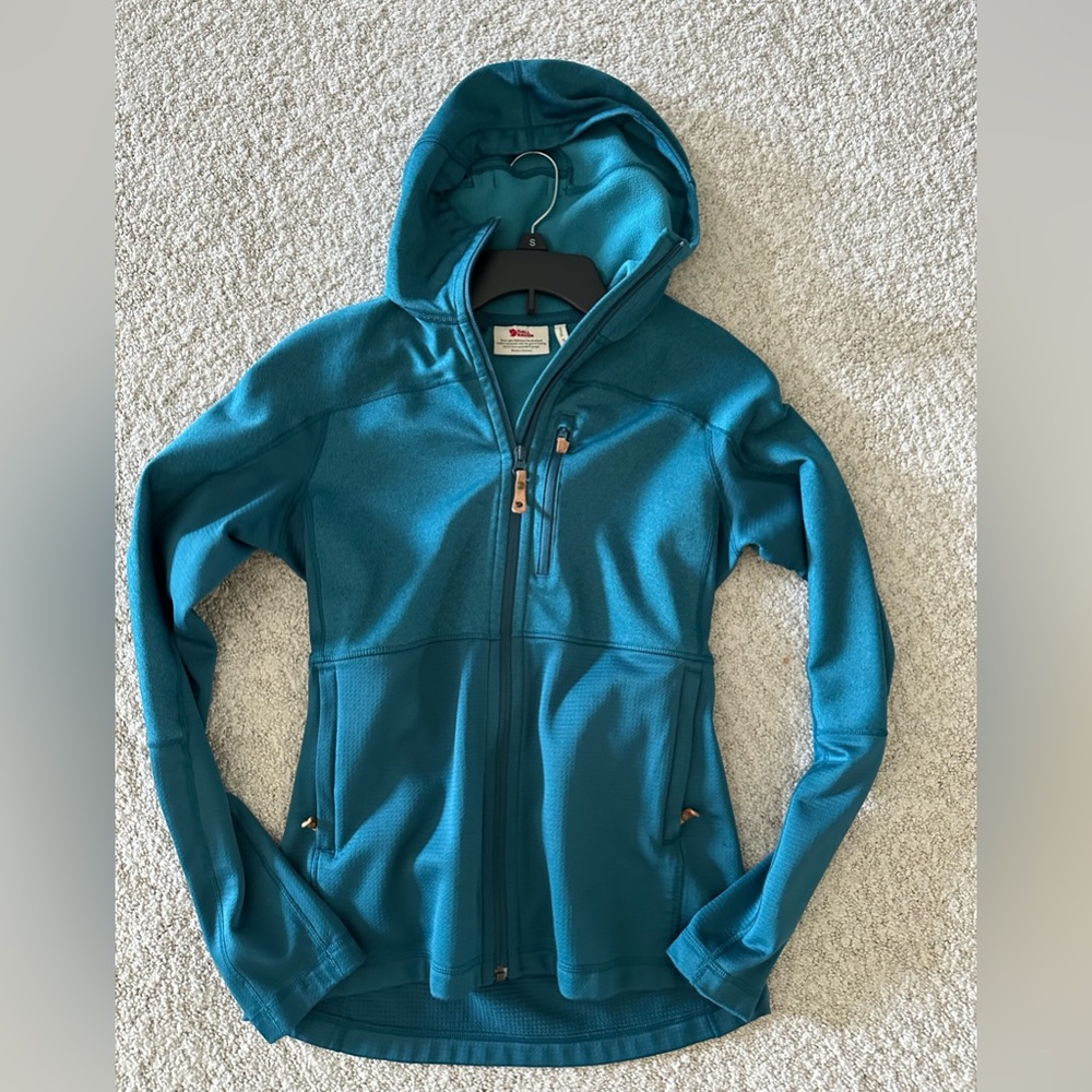 Fjallraven Women’s Blue Zip up Jacket with Hood